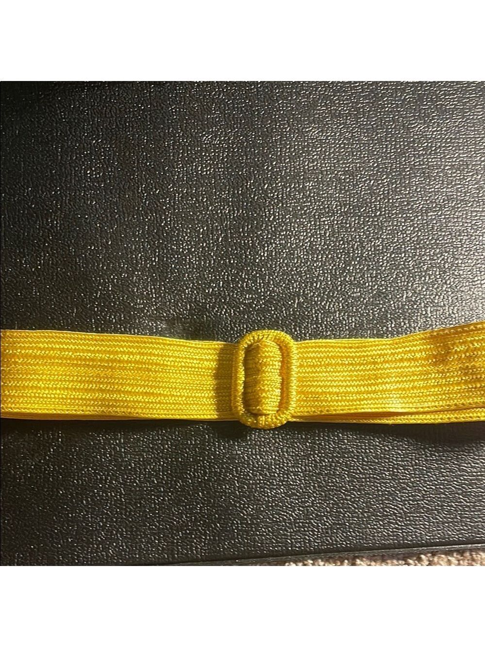 Source Unknown Yellow Belt with Vibrant Design